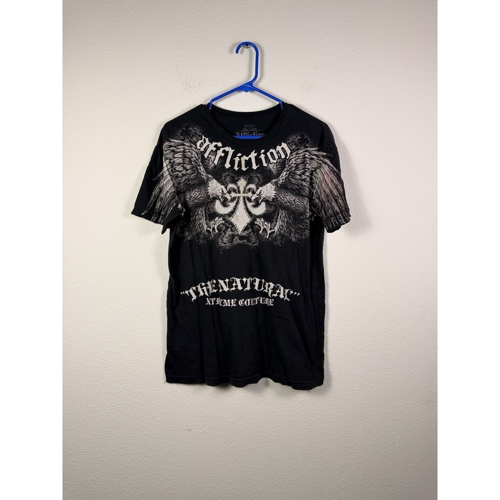 Affliction Randy Couture The Natural Xtreme Couture Shirt Sz M Signature Series